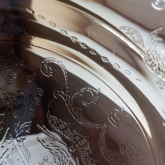 Vintage Federal Glass Recollection Madrid Amber Glass Dinner Plate Sugar Bowl - Picture 8 of 14